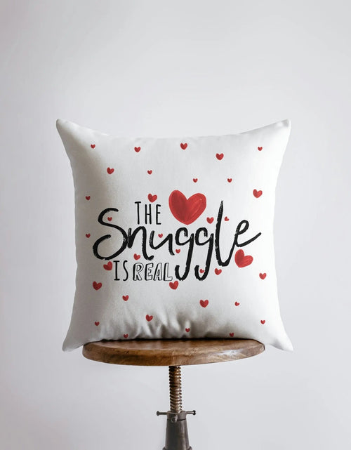 Load image into Gallery viewer, The Snuggle is Real | Pillow Cover | Home Decor | Throw Pillow | Grandmother Gift | Mom Gift | Personalized Gift | Gift for Mom | Room Decor by UniikPillows
