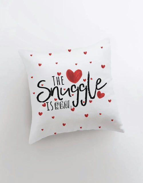 Load image into Gallery viewer, The Snuggle is Real | Pillow Cover | Home Decor | Throw Pillow | Grandmother Gift | Mom Gift | Personalized Gift | Gift for Mom | Room Decor by UniikPillows
