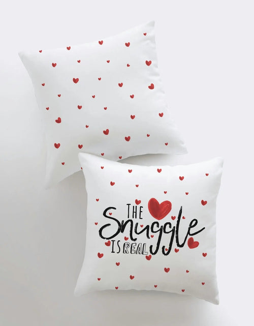 Load image into Gallery viewer, The Snuggle is Real | Pillow Cover | Home Decor | Throw Pillow | Grandmother Gift | Mom Gift | Personalized Gift | Gift for Mom | Room Decor by UniikPillows
