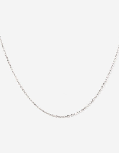 Load image into Gallery viewer, Cable Silver Chain Necklace by Little Sky Stone
