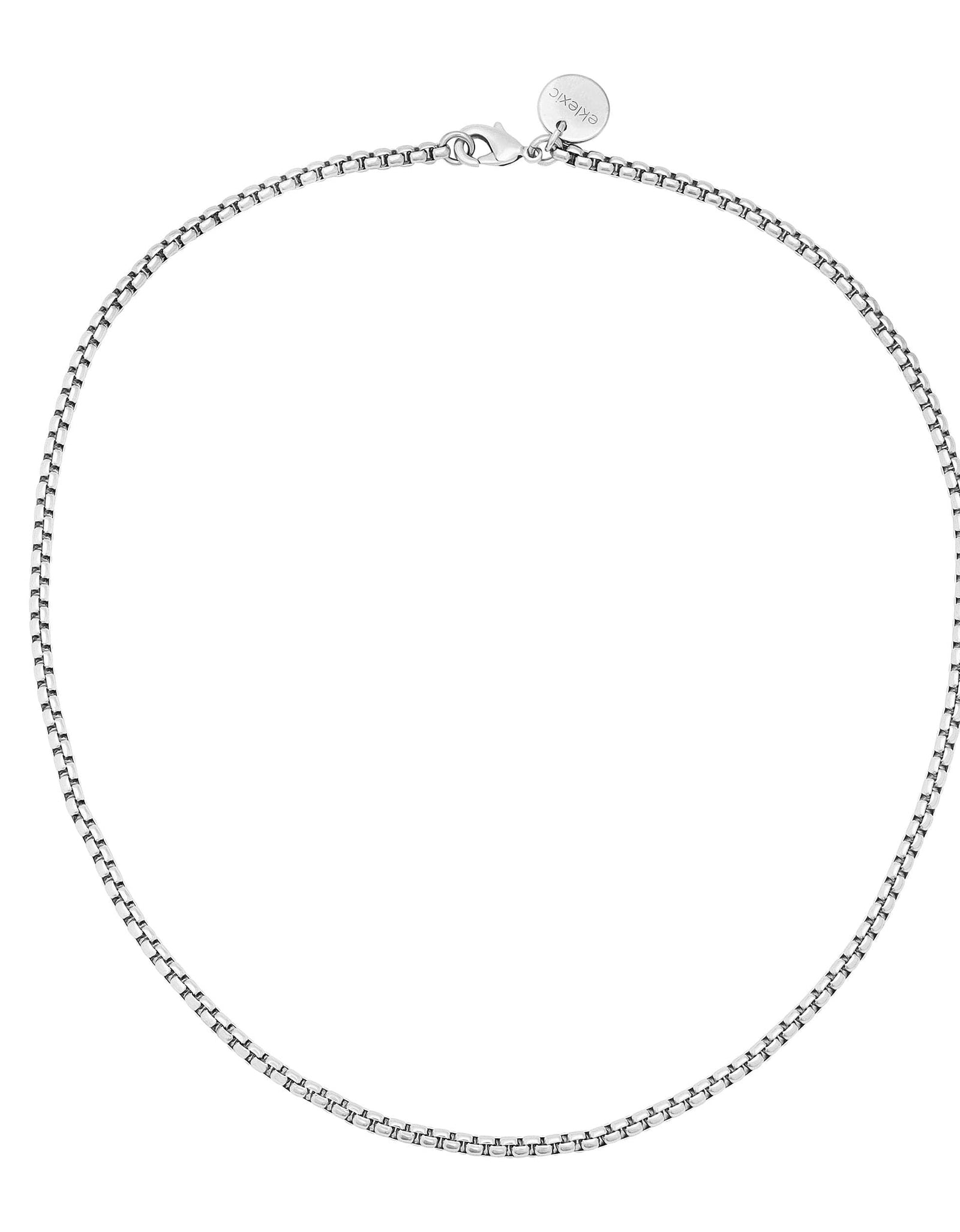 Thin Luciana Box Chain Necklace by eklexic jewelry