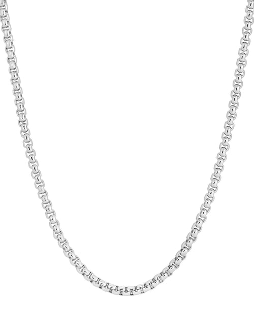 Load image into Gallery viewer, Thin Luciana Box Chain Necklace by eklexic jewelry
