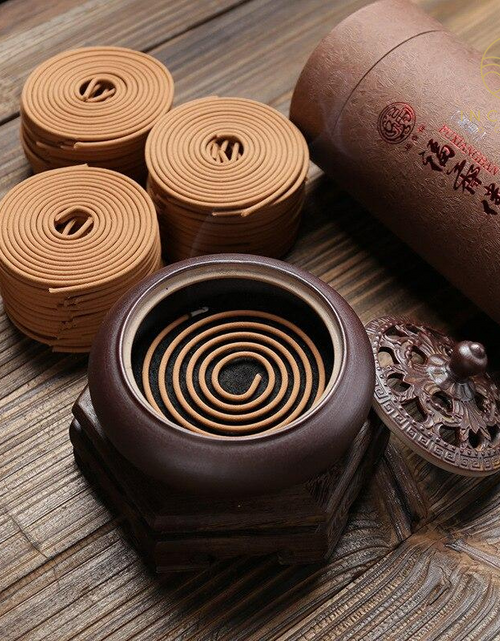 Load image into Gallery viewer, Thuja Incense Coils 120 Rings Big Box by incenseocean
