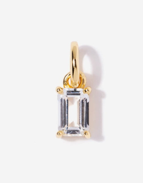 Load image into Gallery viewer, Moissanite Necklace Charm by Little Sky Stone
