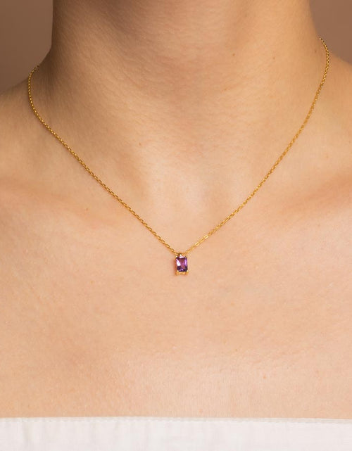 Load image into Gallery viewer, Amethyst Necklace Charm by Little Sky Stone
