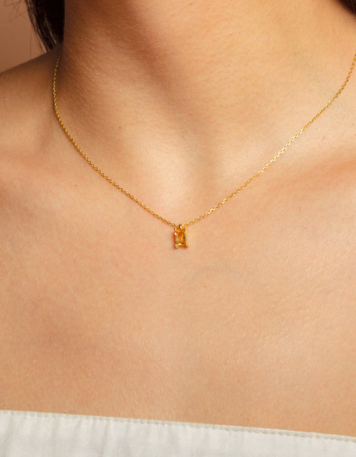 Load image into Gallery viewer, Birthstone Necklace - November by Little Sky Stone
