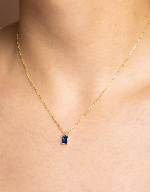 Load image into Gallery viewer, Birthstone Necklace - September by Little Sky Stone
