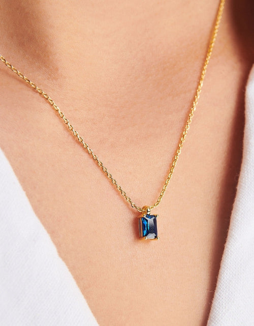 Load image into Gallery viewer, Birthstone Necklace - September by Little Sky Stone
