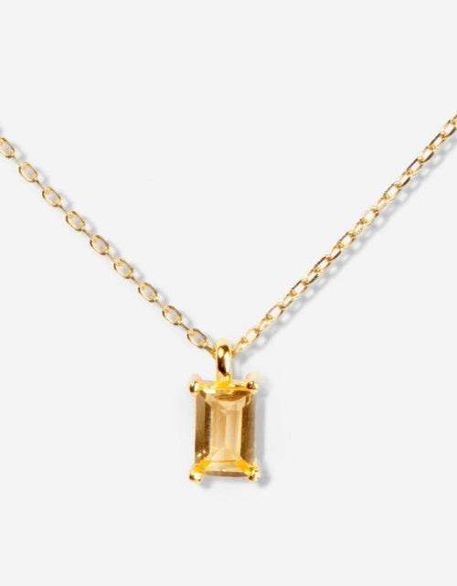 Load image into Gallery viewer, Birthstone Necklace - November by Little Sky Stone
