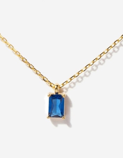 Load image into Gallery viewer, Birthstone Necklace - September by Little Sky Stone
