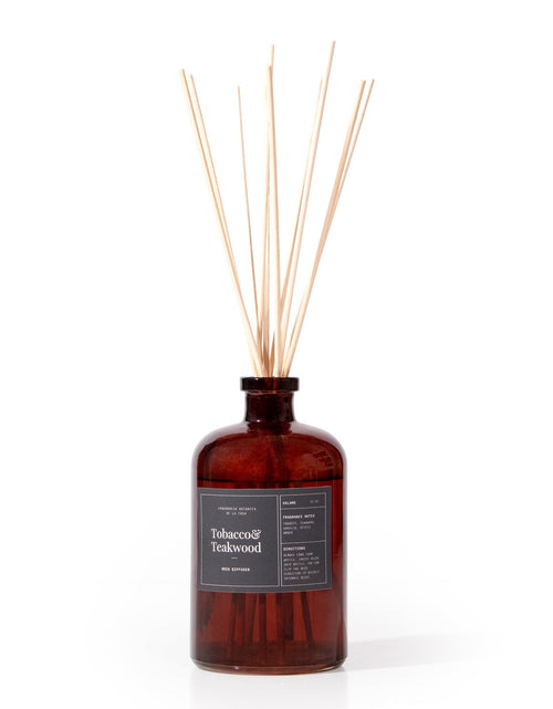Load image into Gallery viewer, Tobacco &amp; Teakwood Reed Diffuser by Andaluca Home
