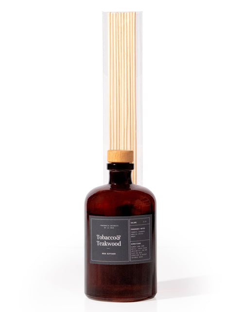 Load image into Gallery viewer, Tobacco &amp; Teakwood Reed Diffuser by Andaluca Home
