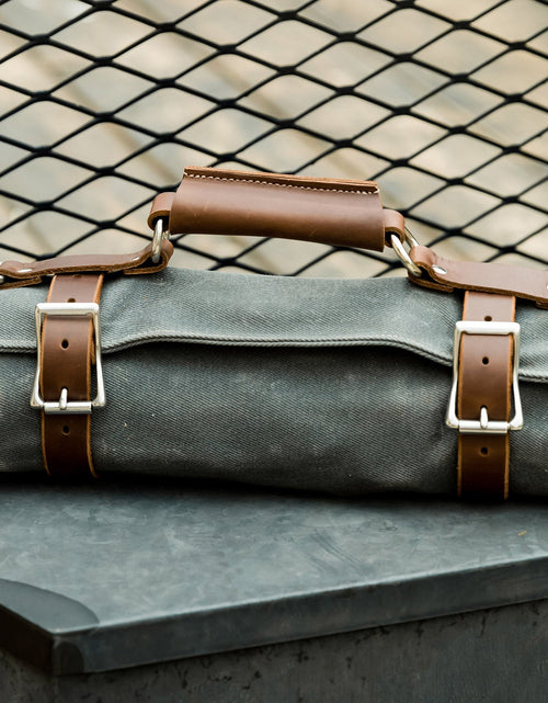 Load image into Gallery viewer, Canvas Tool Roll by Lifetime Leather Co
