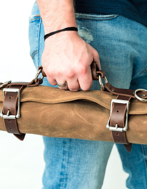 Load image into Gallery viewer, Canvas Tool Roll by Lifetime Leather Co
