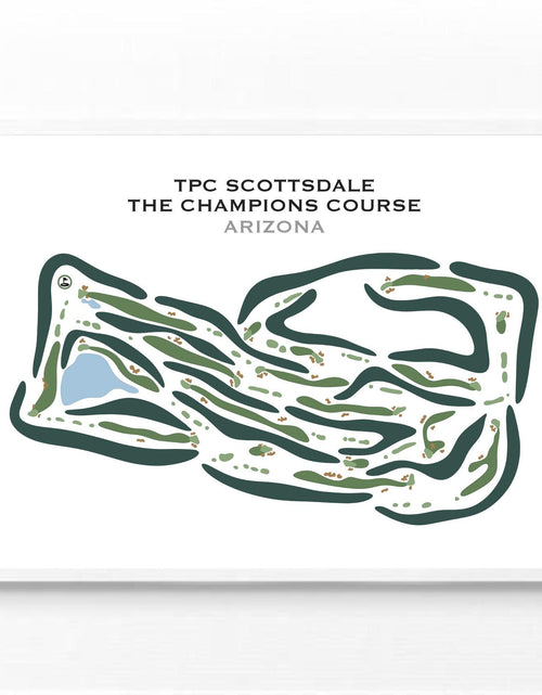 Load image into Gallery viewer, TPC Scottsdale The Champions Course, Arizona - Printed Golf Courses by Golf Course Prints
