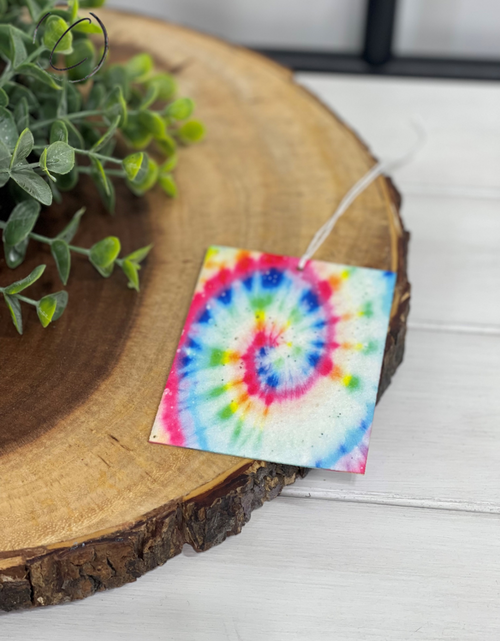Load image into Gallery viewer, Traditional Tie Dye Car Freshener by CMD Wholesale
