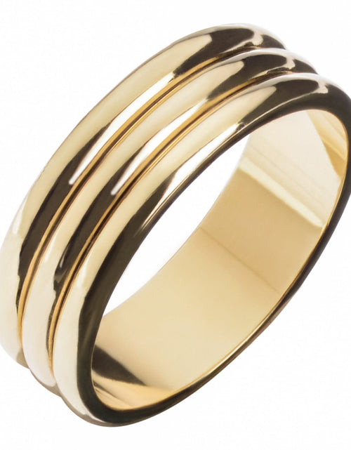 Load image into Gallery viewer, Triple Domed Ring by eklexic jewelry
