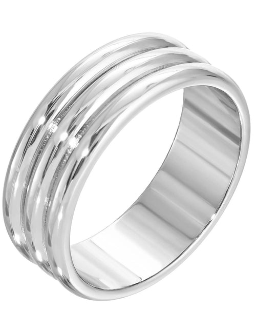 Load image into Gallery viewer, Triple Domed Ring by eklexic jewelry
