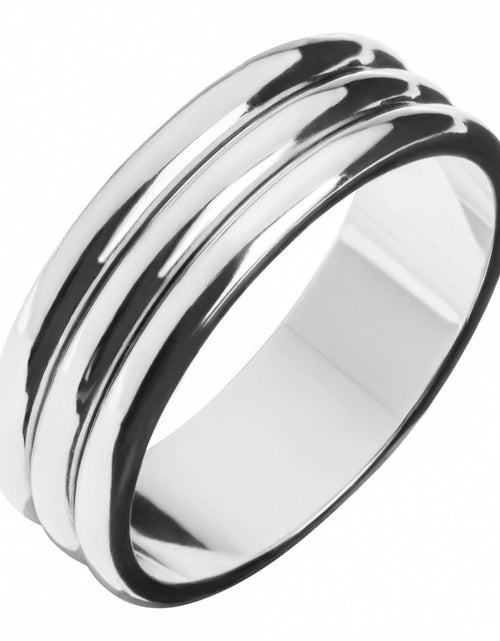 Load image into Gallery viewer, Triple Domed Ring by eklexic jewelry
