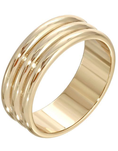 Load image into Gallery viewer, Triple Domed Ring by eklexic jewelry
