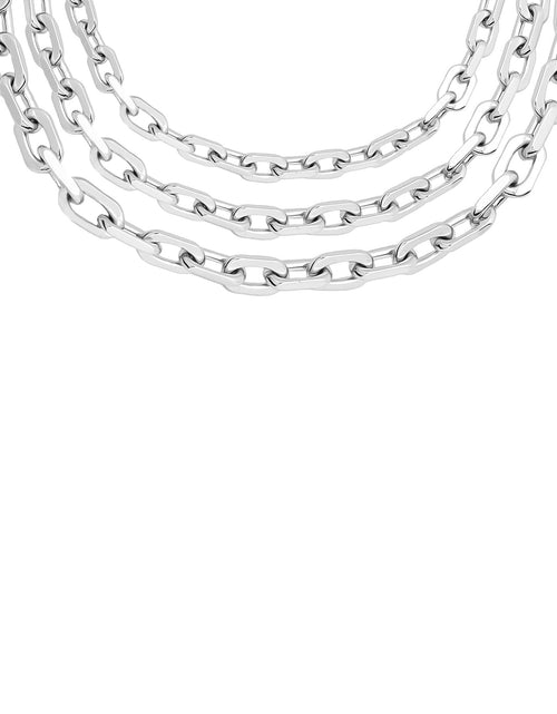 Load image into Gallery viewer, Triple Layer Lennon Necklace by eklexic jewelry
