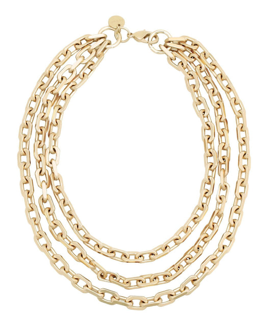 Load image into Gallery viewer, Triple Layer Lennon Necklace by eklexic jewelry
