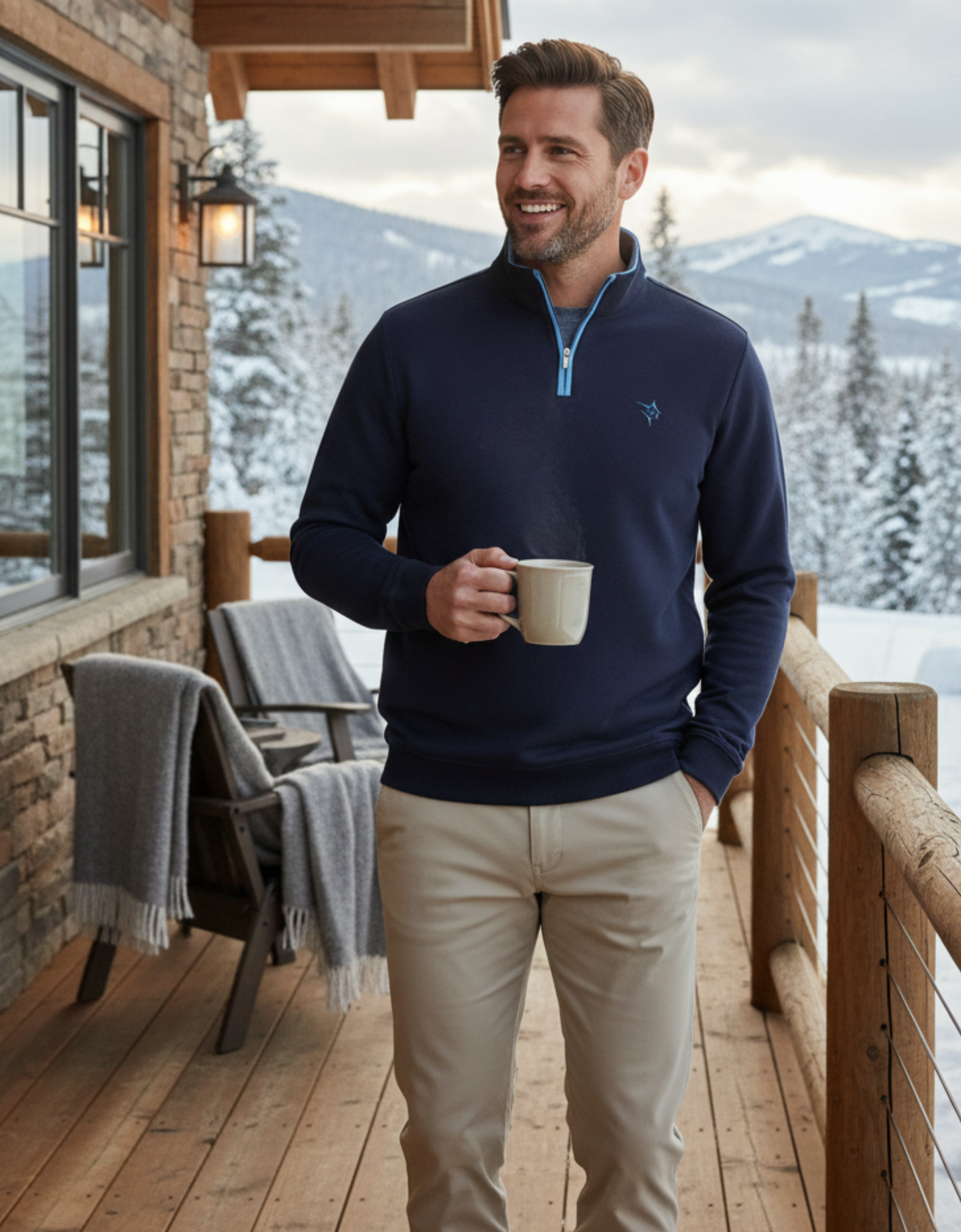 Turnberry Quarter Zip Smooth Knit