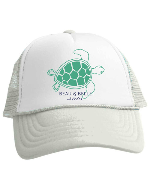 Load image into Gallery viewer, Beau and Belle Littles Sea Turtle Trucker Hat by Beau &amp; Belle Littles
