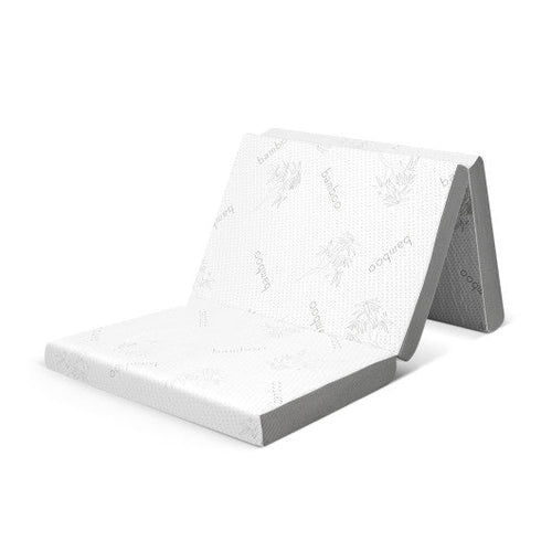 Load image into Gallery viewer, 4 Inch Tri-fold Cooling Gel Memory Foam Mattress-Twin XL
