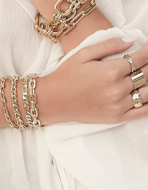 Load image into Gallery viewer, Two Toned Triple Domed Roll Ring by eklexic jewelry
