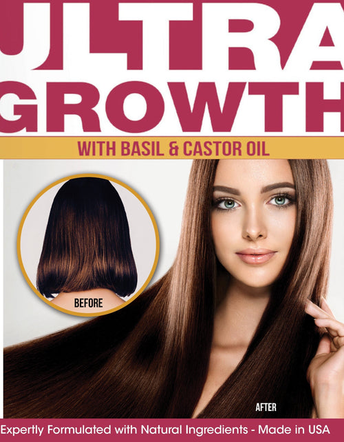 Load image into Gallery viewer, Difeel Ultra Growth Basil &amp; Castor Hair Oil Leave in Conditioning Spray 8 oz. Larger Bottle by difeel - find your natural beauty
