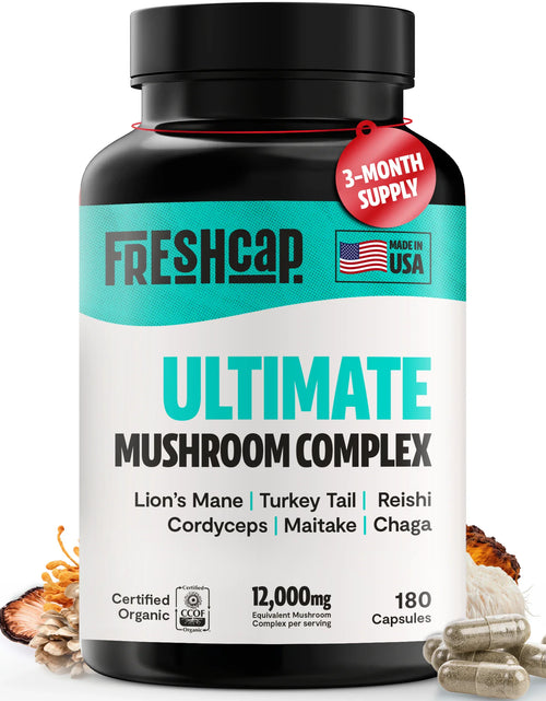 Load image into Gallery viewer, Organic Mushroom Complex Supplement Capsules
