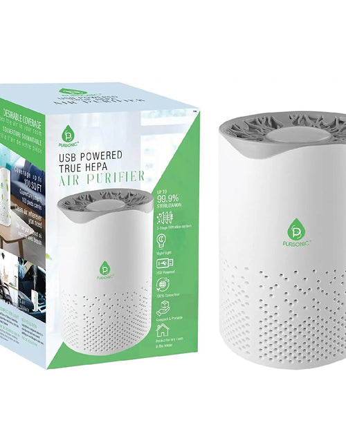 Load image into Gallery viewer, USB Powered True HEPA Air Purifier by Pursonic
