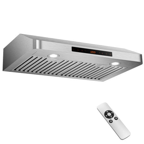 Load image into Gallery viewer, 35.5/29.5 Inch Under Cabinet Range Hood 900 CFM Kitchen Vent with 4 Fan Speed-29.5 inches

