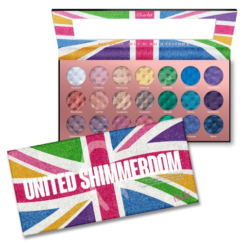 Load image into Gallery viewer, RUDE United Shimmerdom - 21 Shimmer Eyeshadow Palette
