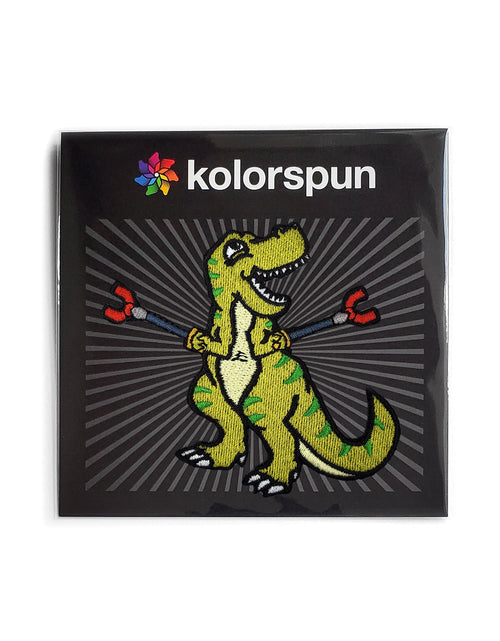 Load image into Gallery viewer, Unstoppable T-Rex Patch by Kolorspun

