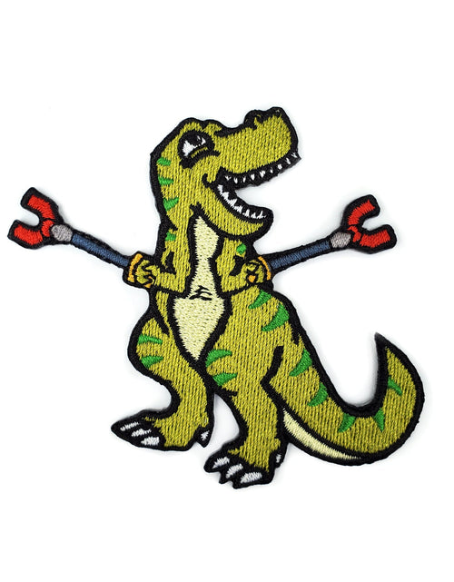Load image into Gallery viewer, Unstoppable T-Rex Patch by Kolorspun
