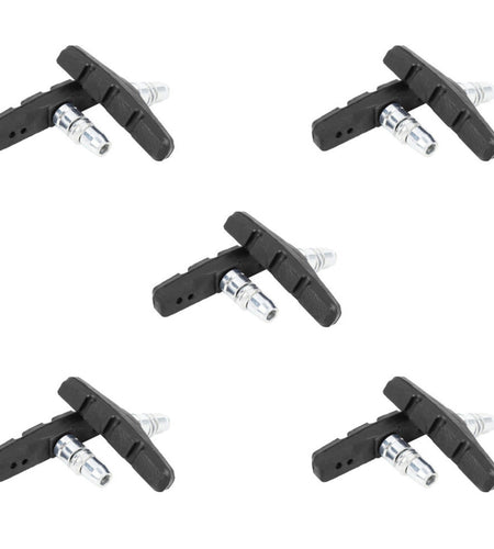 5 Pairs High Grade Cycling Bicycle Bike V Brake Pads 70mm Shoes Pads Black