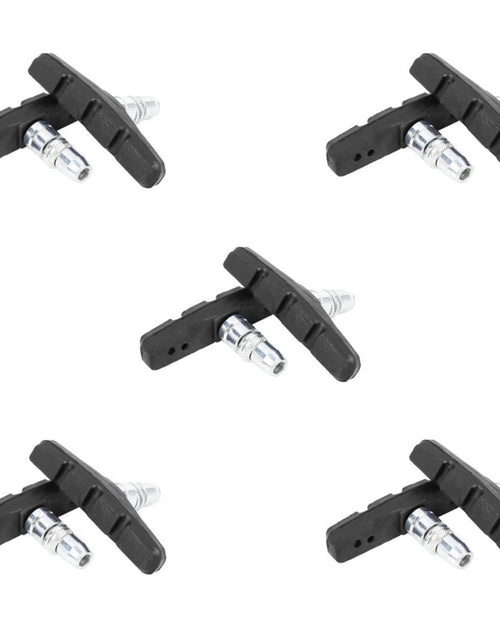 Load image into Gallery viewer, 5 Pairs High Grade Cycling Bicycle Bike V Brake Pads 70mm Shoes Pads Black
