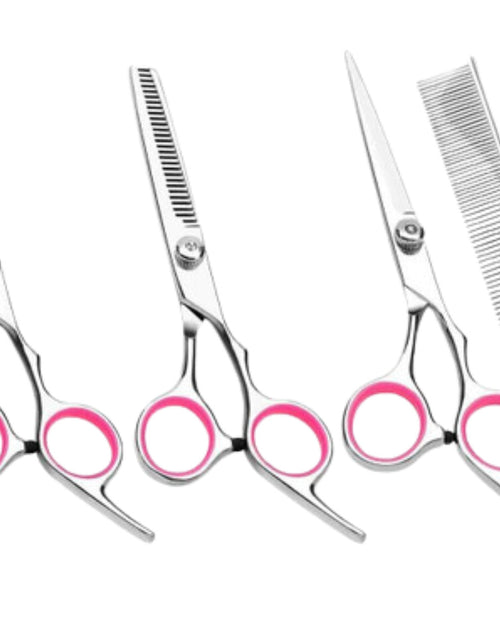 Load image into Gallery viewer, Pet Dog Grooming Scissors Stainless Straight Curved Thinning Shears Trimmer Kits
