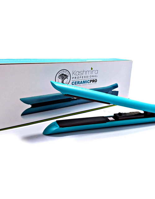Load image into Gallery viewer, Ceramic Pro 1" Infrared &amp; Ionic Technology Flat Iron - Turquoise
