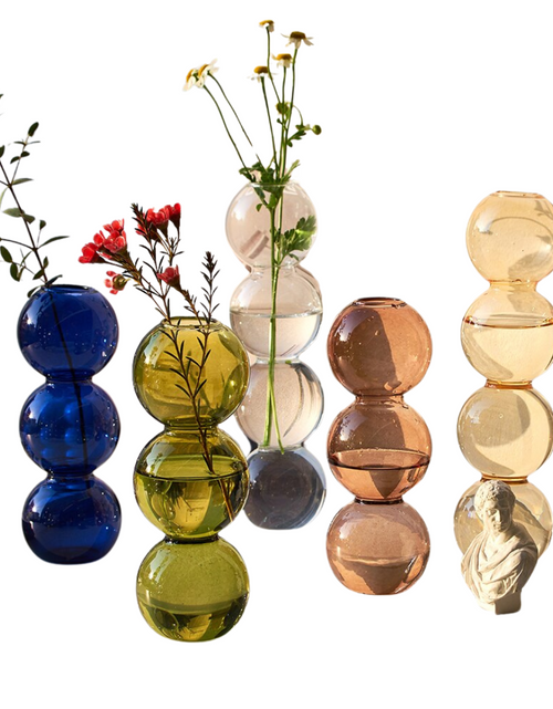 Load image into Gallery viewer, Nordic Hand Made Home Decor Hydroponics Vases by Blak Hom
