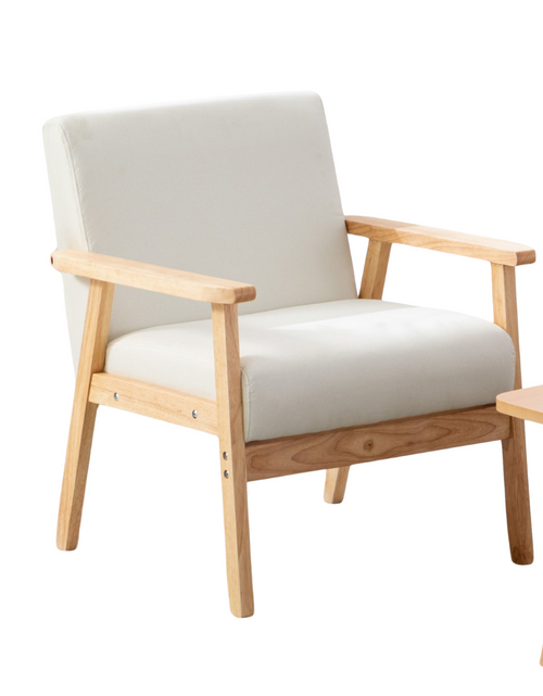 Load image into Gallery viewer, Bahamas Beige Linen Fabric Chair by Blak Hom
