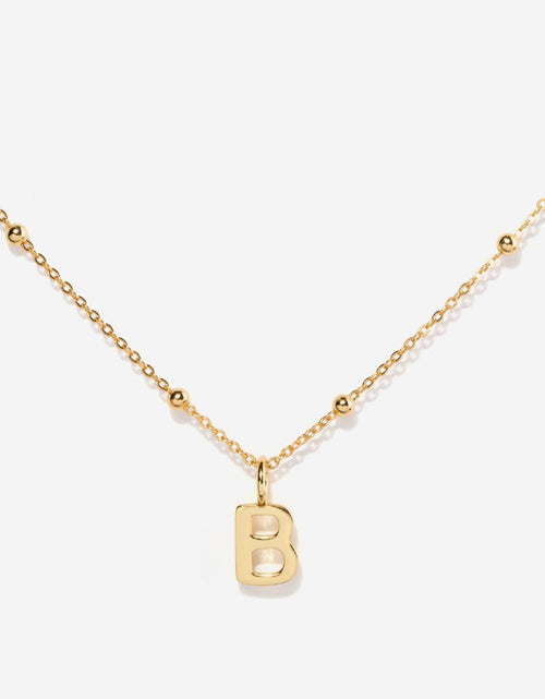 Load image into Gallery viewer, Initial Capital Letter Necklace by Little Sky Stone
