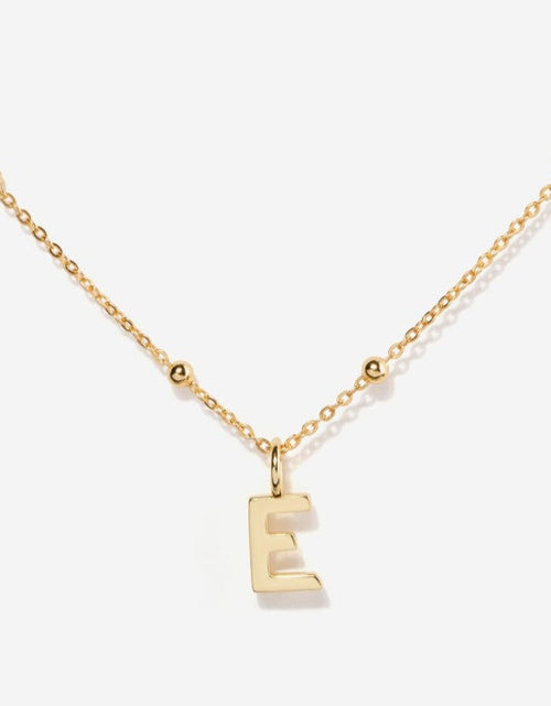 Load image into Gallery viewer, Initial Capital Letter Necklace by Little Sky Stone
