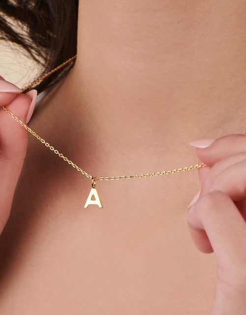 Load image into Gallery viewer, Uppercase Initial Charm - Gold by Little Sky Stone
