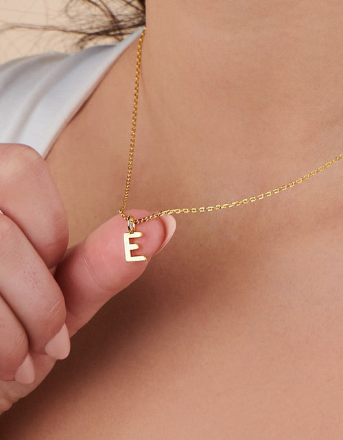 Load image into Gallery viewer, Uppercase Initial Charm - Gold by Little Sky Stone
