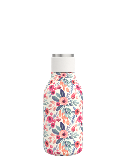Load image into Gallery viewer, Urban Insulated and Double Walled Stainless Steel Bottle 16 Ounce by Asobu (Floral) by ASOBU®
