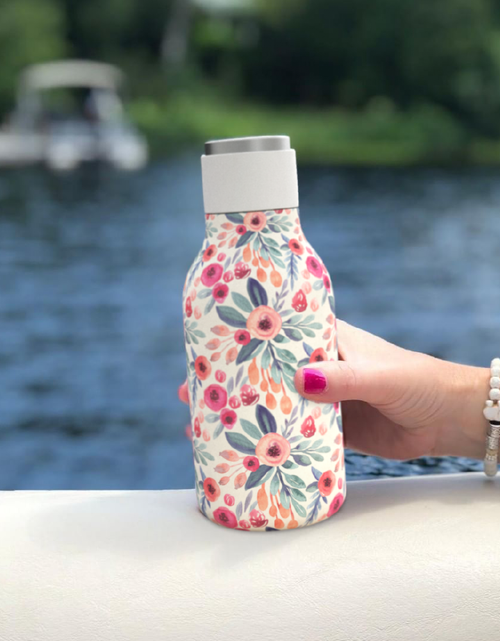 Load image into Gallery viewer, Urban Insulated and Double Walled Stainless Steel Bottle 16 Ounce by Asobu (Floral) by ASOBU®
