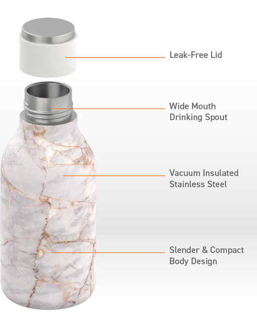 Load image into Gallery viewer, Marble Urban Bottle by ASOBU®
